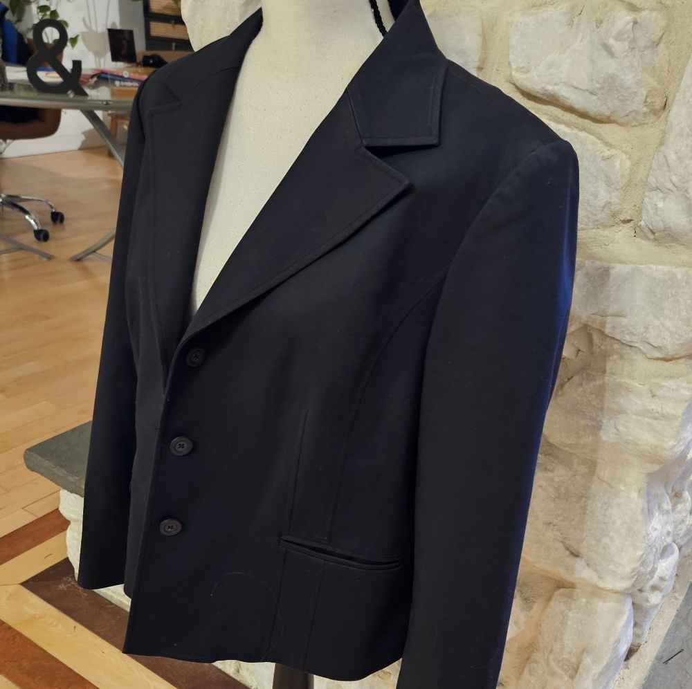 Vintage Talbots Black Women's Blazer - Picture 2 of 4